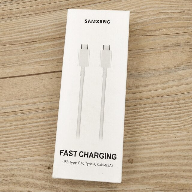 Original Samsung Fast Charger Cable USB C To Type C