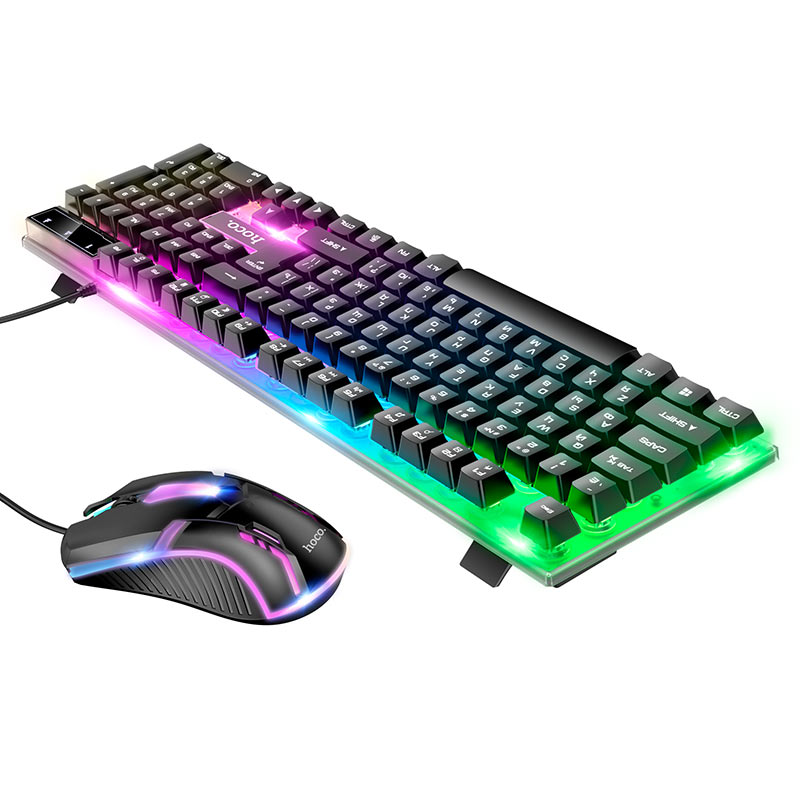 Keyboard + mouse set “GM11 Terrific glowing” RGB EN / RU