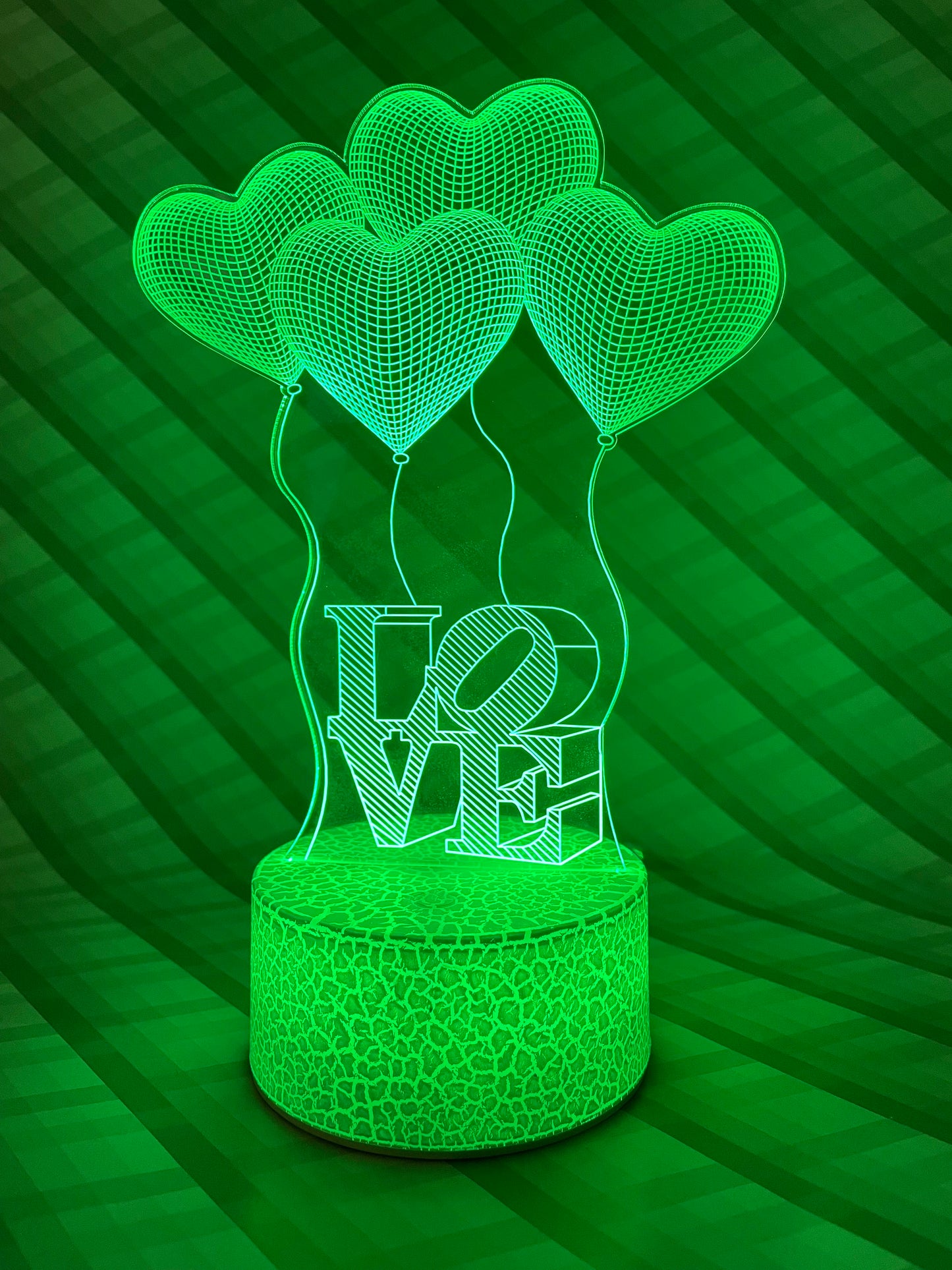 Multi LOVE HEARTS 3D (NIGHT LIGHT)