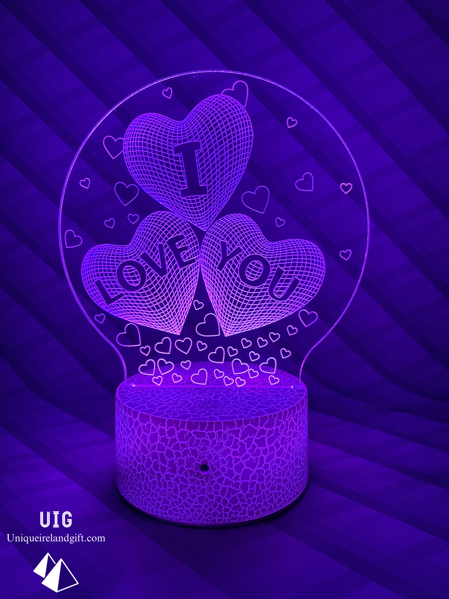 3 HEARTS LOVE GIFT With Remote (NIGHT LIGHT)