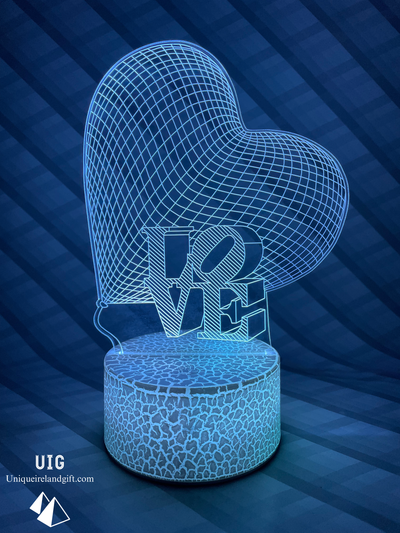 LOVE HEART 3D (NIGHT LIGHT)