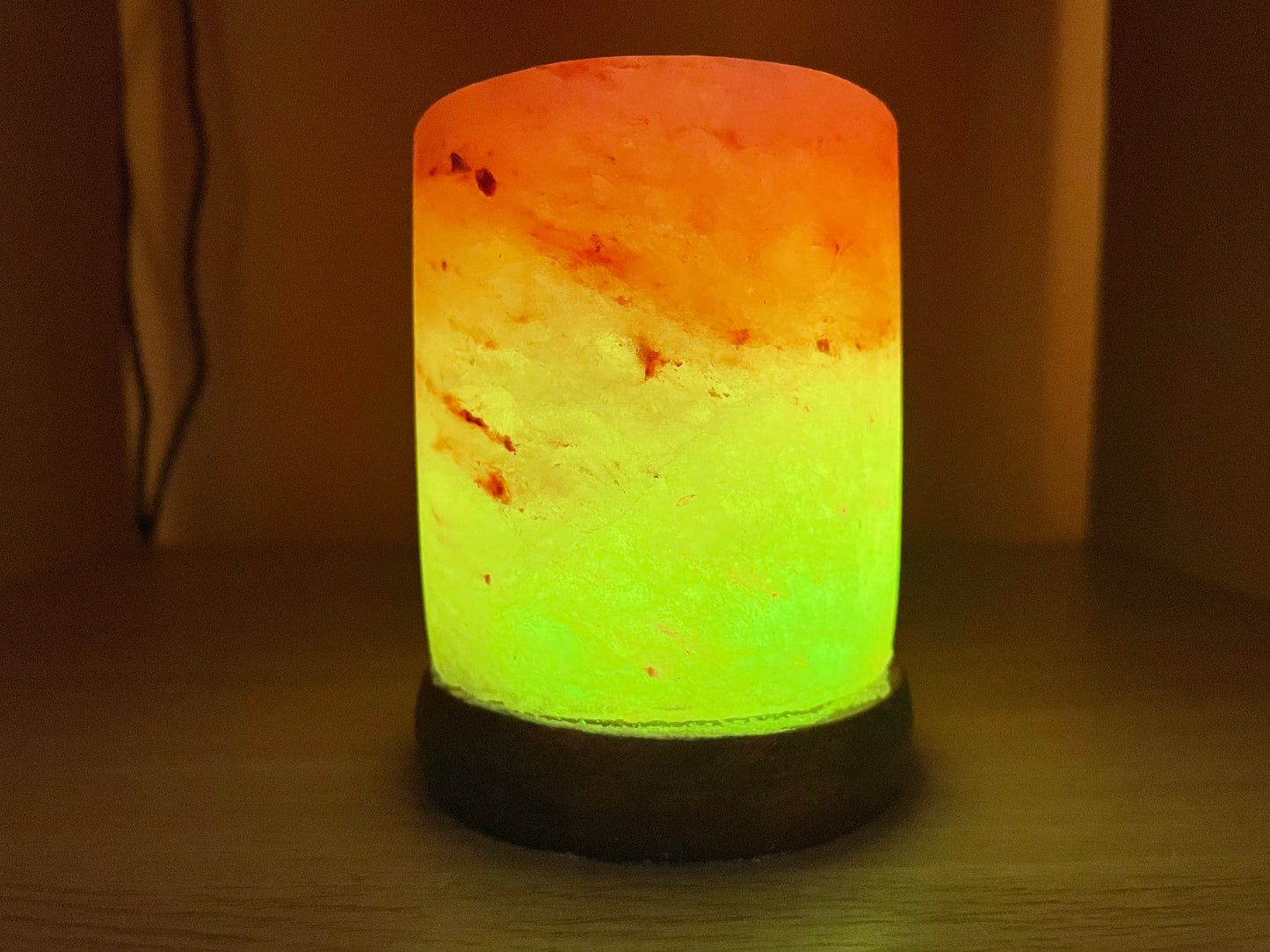 Cylinder Shape Salt Lamp (NIGHT LIGHT)