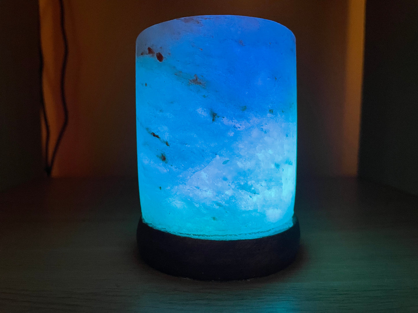 Cylinder Shape Salt Lamp (NIGHT LIGHT)